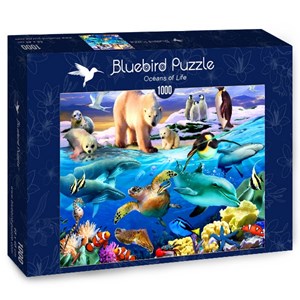 Bluebird Puzzle (70288) - Howard Robinson: "Oceans of Life" - 1000 Teile Puzzle