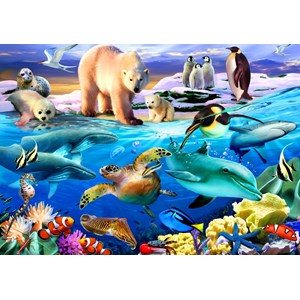 Bluebird Puzzle (70288) - Howard Robinson: "Oceans of Life" - 1000 Teile Puzzle