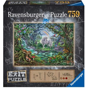 Ravensburger (15030) - "EXIT Einhorn" - 759 Teile Puzzle