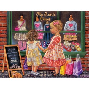 SunsOut (35858) - Tricia Reilly-Matthews: "My Sister's Closet" - 500 Teile Puzzle