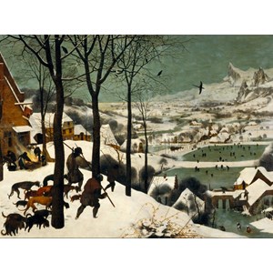 Grafika (00698) - Pieter Brueghel the Elder: "Die Heimkehr der Jäger" - 2000 Teile Puzzle