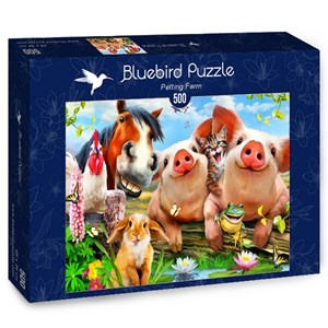 Bluebird Puzzle (70285) - Howard Robinson: "Petting Farm" - 500 Teile Puzzle