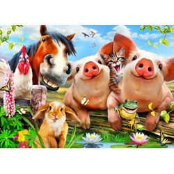 Bluebird Puzzle (70285) - Howard Robinson: "Petting Farm" - 500 Teile Puzzle