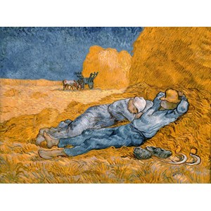 Grafika (00689) - Vincent van Gogh: "La Sieste (d'après Millet), 1890" - 2000 Teile Puzzle