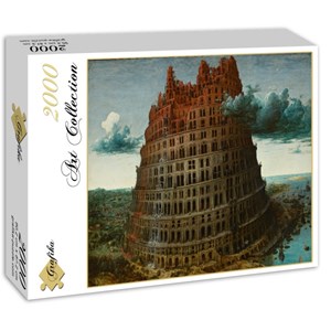 Grafika (00697) - Pieter Brueghel the Elder: "Der Turm zu Babel" - 2000 Teile Puzzle