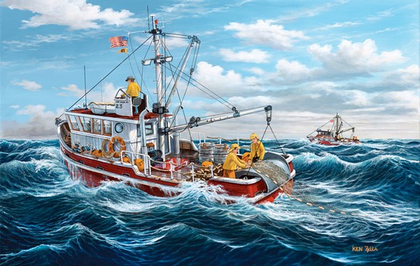 SunsOut (39685) - Ken Zylla: "Out of Fort Kodiak" - 550 Teile Puzzle