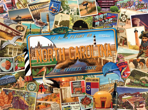 SunsOut (70049) - Ward Thacker Studio: "North Carolina" - 1000 Teile Puzzle