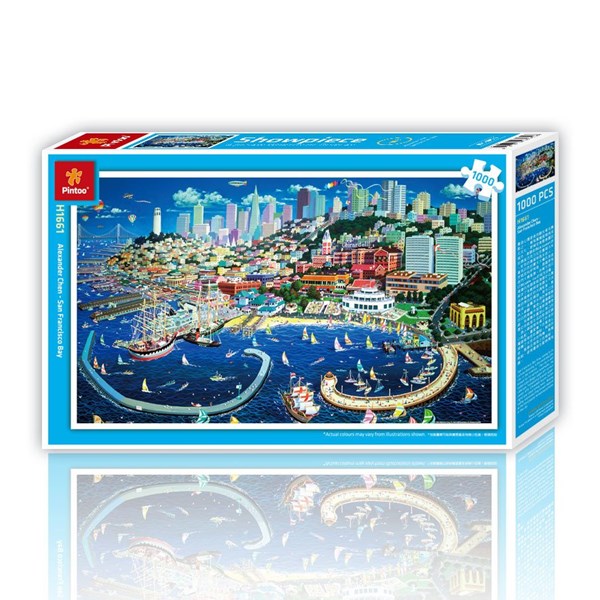Pintoo (h1661) - "San Francisco" - 1000 Teile Puzzle