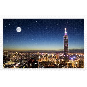 Pintoo (h1719) - "Taipei Skyline" - 1000 Teile Puzzle