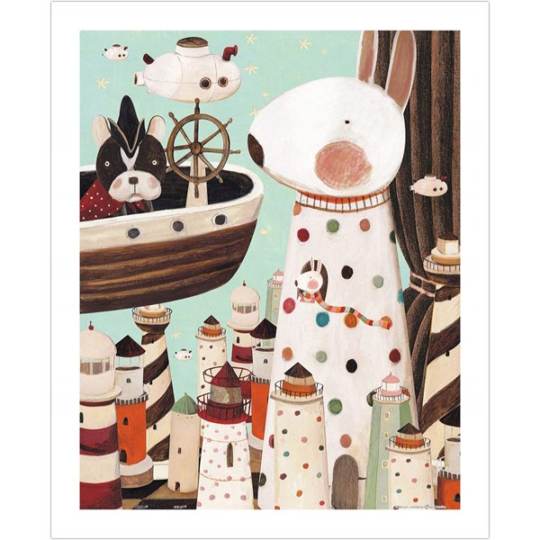 Pintoo (h1704) - Nan Jun: "Lighthouse" - 500 Teile Puzzle