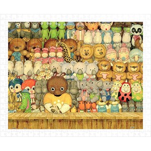 Pintoo (h1010) - "Cool Bears Toyshop" - 500 Teile Puzzle