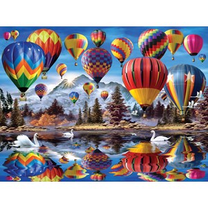 SunsOut (54936) - Howard Robinson: "Hot Air Balloons" - 1000 Teile Puzzle