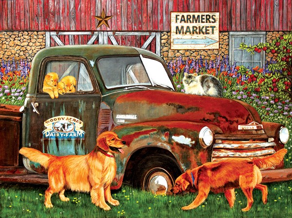 SunsOut (67282) - Julie Bauknecht: "Woody Acres" - 1000 Teile Puzzle