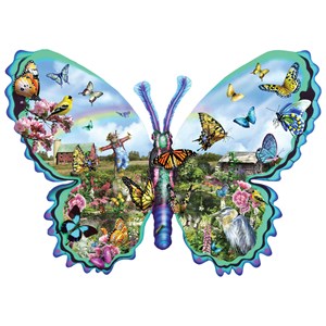 SunsOut (95056) - Lori Schory: "Butterfly Farm" - 1000 Teile Puzzle