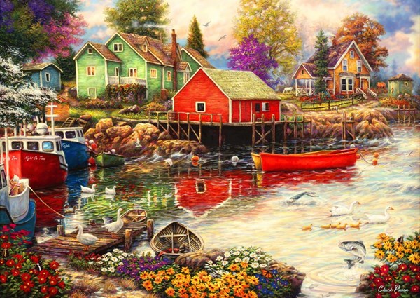 Grafika (t-00947) - Chuck Pinson: "Quiet Cove" - 1000 Teile Puzzle