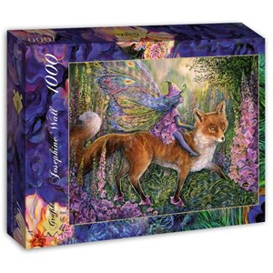 Grafika (t-00952) - Josephine Wall: "Foxglove Fairy" - 1000 Teile Puzzle