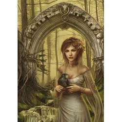 Grafika (t-00945) - Cris Ortega: "Gate of Destinies" - 1000 Teile Puzzle