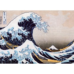 Eurographics (6000-1545) - Hokusai: "Die große Welle vor Kanagawa" - 1000 Teile Puzzle