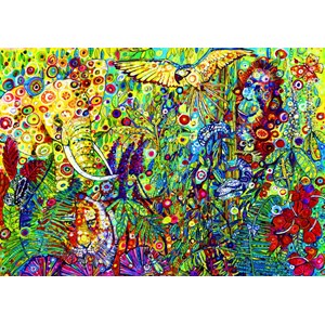 Bluebird Puzzle (70409) - Sally Rich: "The Rainforest" - 1500 Teile Puzzle