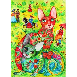 Bluebird Puzzle (70410) - Oxana Zaika: "Russian" - 1500 Teile Puzzle