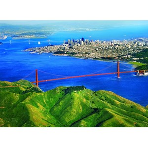 Eurographics (6000-0548) - "Golden Gate Bridge, CA" - 1000 Teile Puzzle