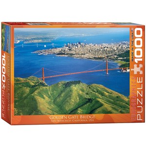 Eurographics (6000-0548) - "Golden Gate Bridge, CA" - 1000 Teile Puzzle