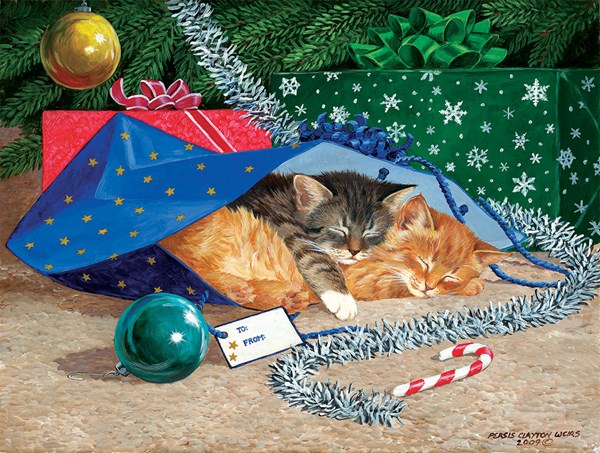 SunsOut (51507) - Persis Clayton Weirs: "Nap Sack Cat" - 500 Teile Puzzle