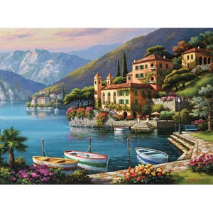 Ravensburger (14797) - "View on Villa Bella" - 500 Teile Puzzle