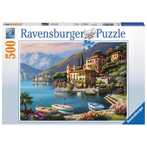 Ravensburger (14797) - "View on Villa Bella" - 500 Teile Puzzle