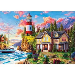 Educa (18507) - "Lighthouse Near The Ocean" - 3000 Teile Puzzle