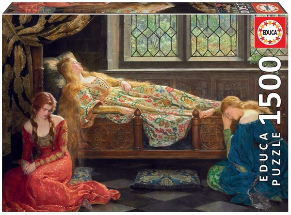Educa (18464) - John Collier: "Dornröschen" - 1500 Teile Puzzle