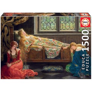 Educa (18464) - John Collier: "Dornröschen" - 1500 Teile Puzzle