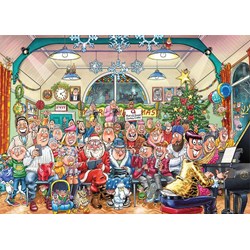 Jumbo (19183) - "Wasgij Christmas 16, Christmas Show!" - 1000 Teile Puzzle