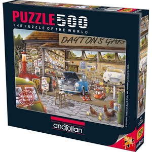 Anatolian (3571) - Hiro Tanikawa: "Dayton's Garage" - 500 Teile Puzzle