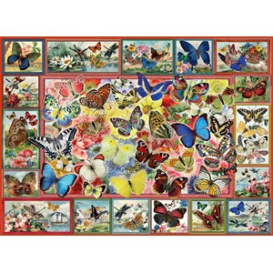 Anatolian (1094) - Barbara Behr: "Lots Of Butterflies" - 1000 Teile Puzzle