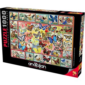 Anatolian (1094) - Barbara Behr: "Lots Of Butterflies" - 1000 Teile Puzzle