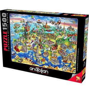 Anatolian (4557) - Maria Rabinsky: "European World" - 1500 Teile Puzzle