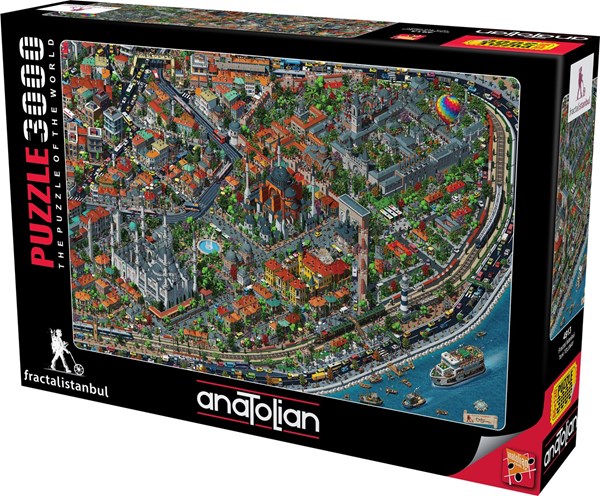 Anatolian (4913) - Tarik Tolunay: "Fractal Istanbul" - 3000 Teile Puzzle
