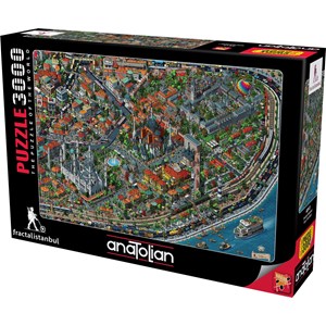 Anatolian (4913) - Tarik Tolunay: "Fractal Istanbul" - 3000 Teile Puzzle