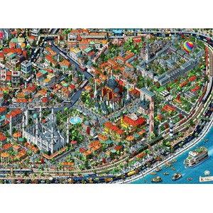 Anatolian (4913) - Tarik Tolunay: "Fractal Istanbul" - 3000 Teile Puzzle