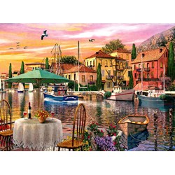 Anatolian (4905) - Dominic Davison: "Sonnenuntergang am Hafen" - 3000 Teile Puzzle