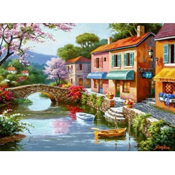 Anatolian (1053) - Sung Kim: "Quaint Village Shops" - 1000 Teile Puzzle