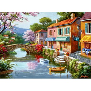 Anatolian (1053) - Sung Kim: "Quaint Village Shops" - 1000 Teile Puzzle