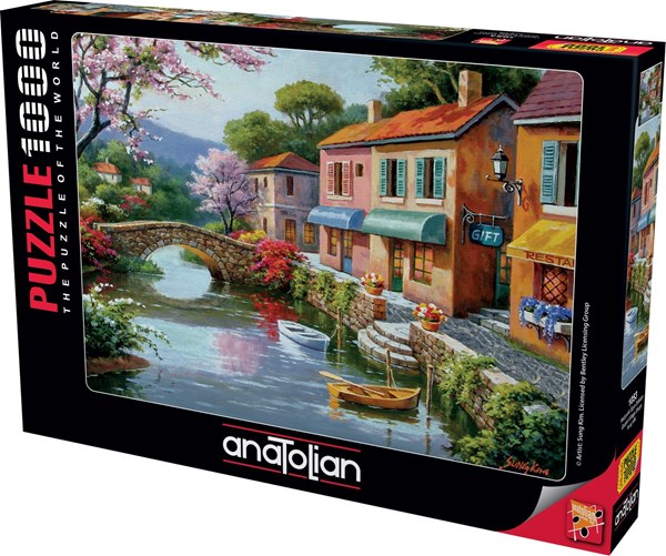 Anatolian (1053) - Sung Kim: "Quaint Village Shops" - 1000 Teile Puzzle