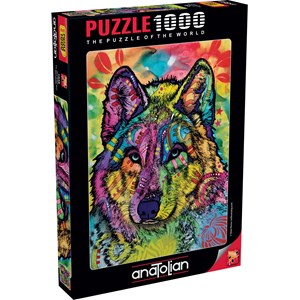 Anatolian (1048) - Dean Russo: "The Stare Of The Wolf" - 1000 Teile Puzzle