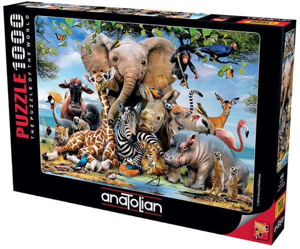 Anatolian (1043) - "Africa Smile" - 1000 Teile Puzzle