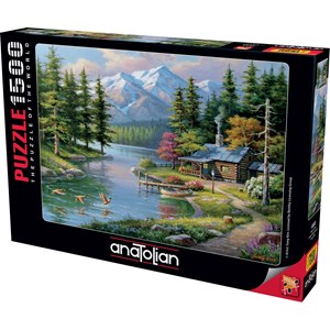 Anatolian (4554) - Sung Kim: "Resting Canoe" - 1500 Teile Puzzle