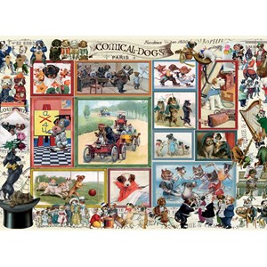 Anatolian (3611) - Barbara Behr: "Cute Kittens & Comical Dogs" - 500 Teile Puzzle