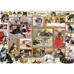 Anatolian (3611) - Barbara Behr: "Cute Kittens & Comical Dogs" - 500 Teile Puzzle