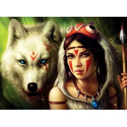 Anatolian (3600) - "Warrior Princess" - 500 Teile Puzzle